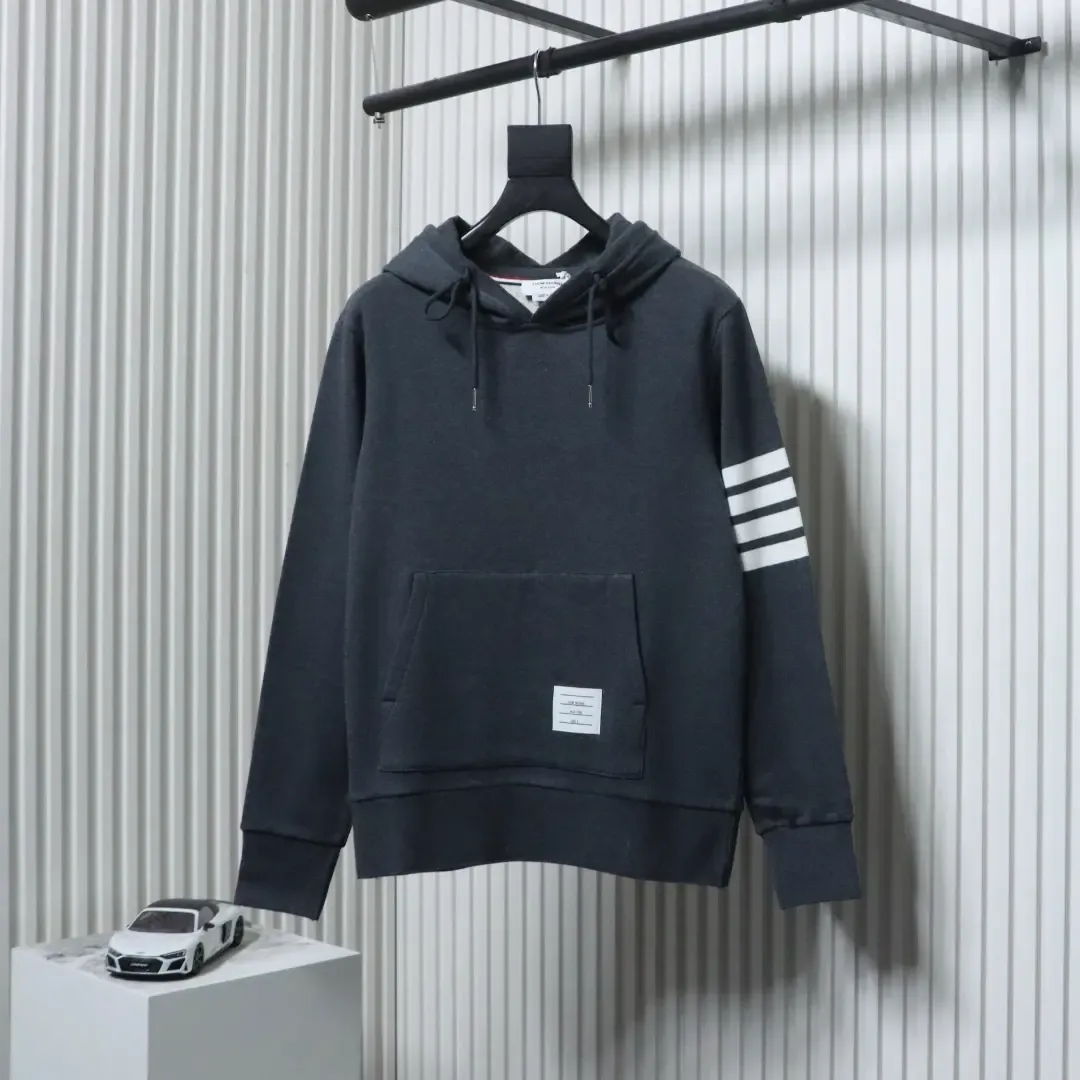 TB Four-Bar Yarn-Dyed Hooded Sweatshirt - Image 14