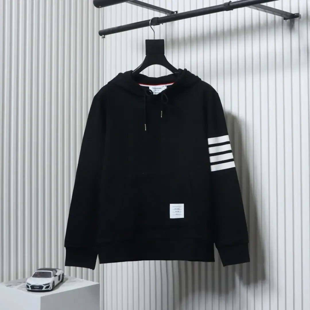 TB Four-Bar Yarn-Dyed Hooded Sweatshirt - Image 16