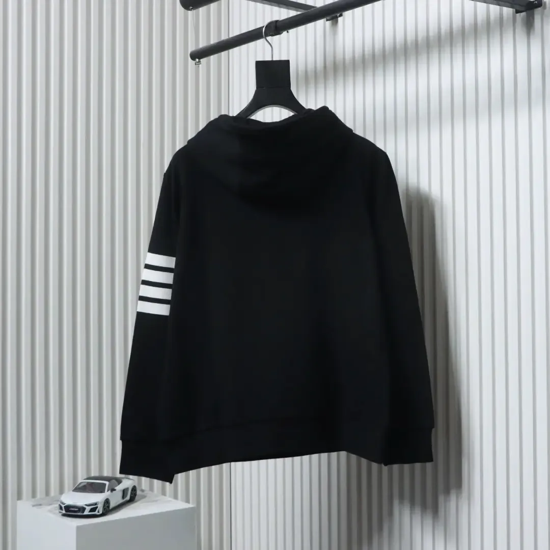 TB Four-Bar Yarn-Dyed Hooded Sweatshirt - Image 17