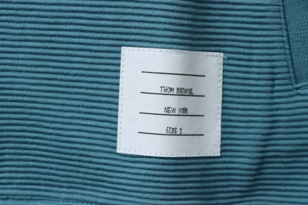 TB Jacket With Zip And Waffle Structure In Water Wave Look - Image 11