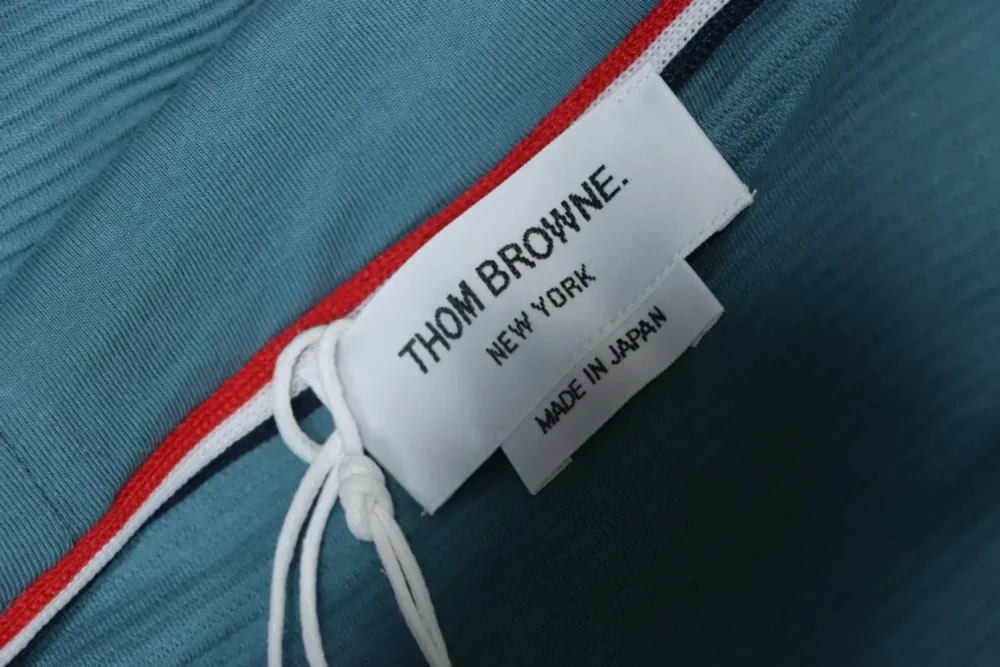 TB Jacket With Zip And Waffle Structure In Water Wave Look - Image 10
