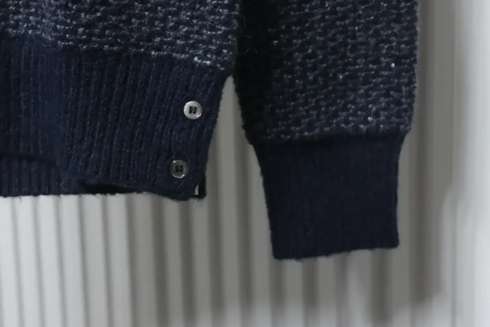 TB Structured Knit Sweater With Lapels - Image 10