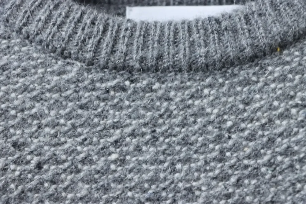 TB Structured Knit Sweater With Round Neck - Image 5