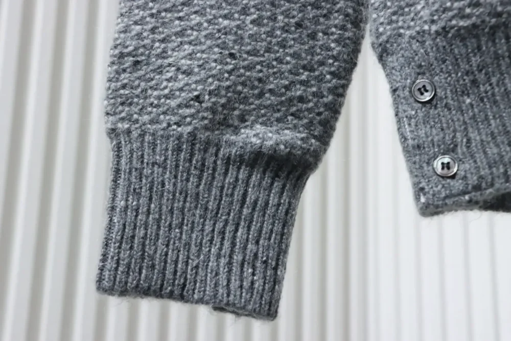 TB Structured Knit Sweater With Round Neck - Image 7