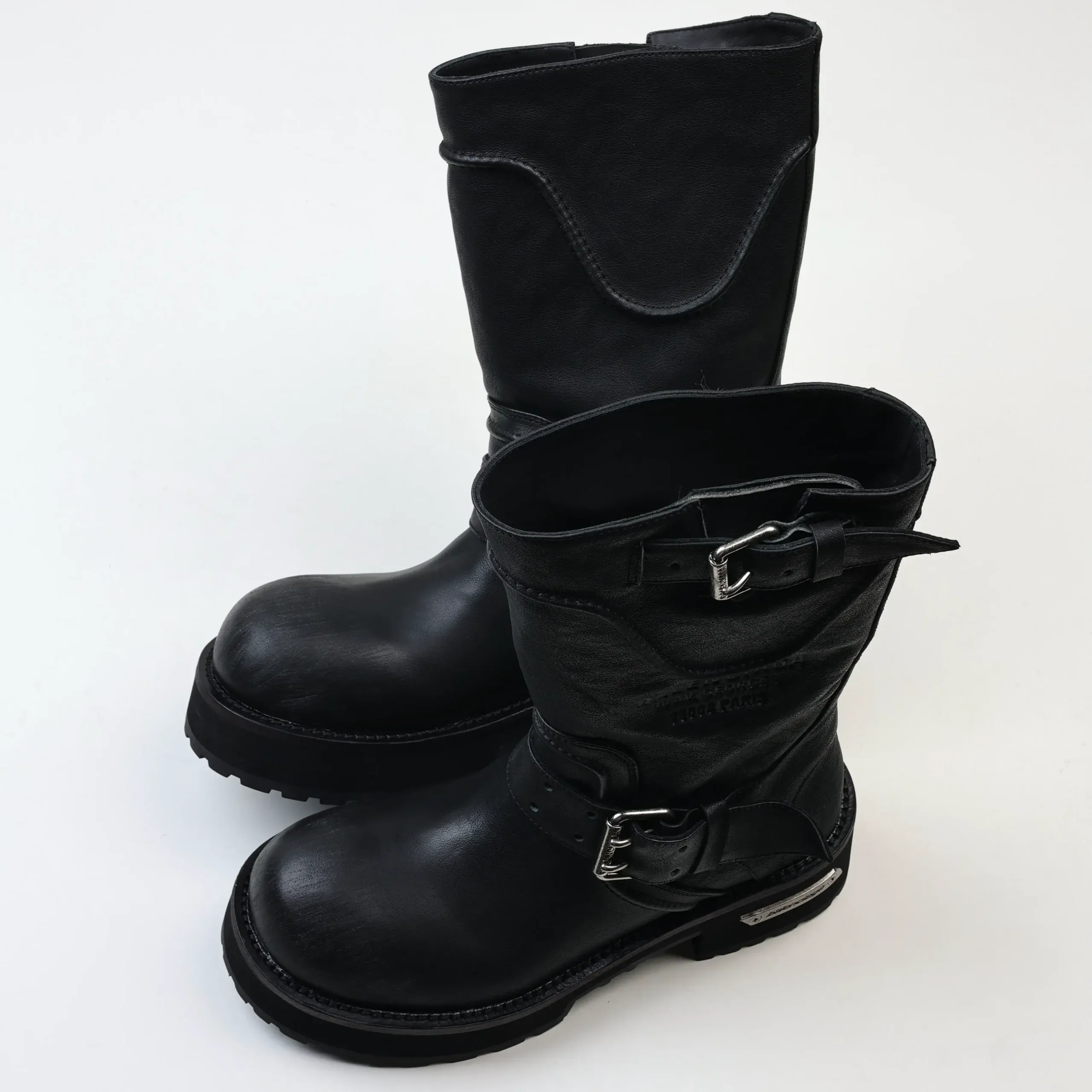 Balenciaga 25Fw Venom High Boots In Motorcycle Punk Style - Image 8