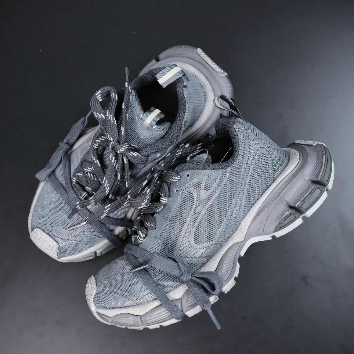 Balenciaga 3XL 10th Generation Low Top Sneakers Gray - Image 2