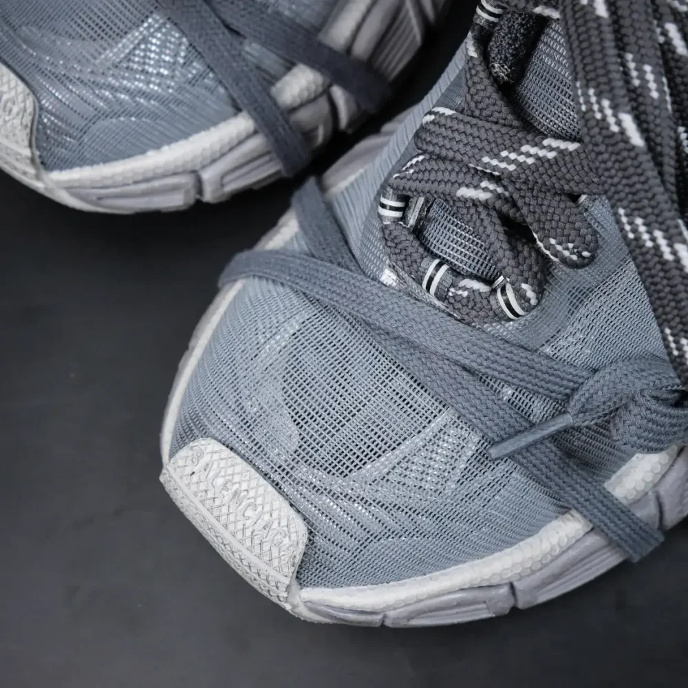 Balenciaga 3XL 10th Generation Low Top Sneakers Gray - Image 9