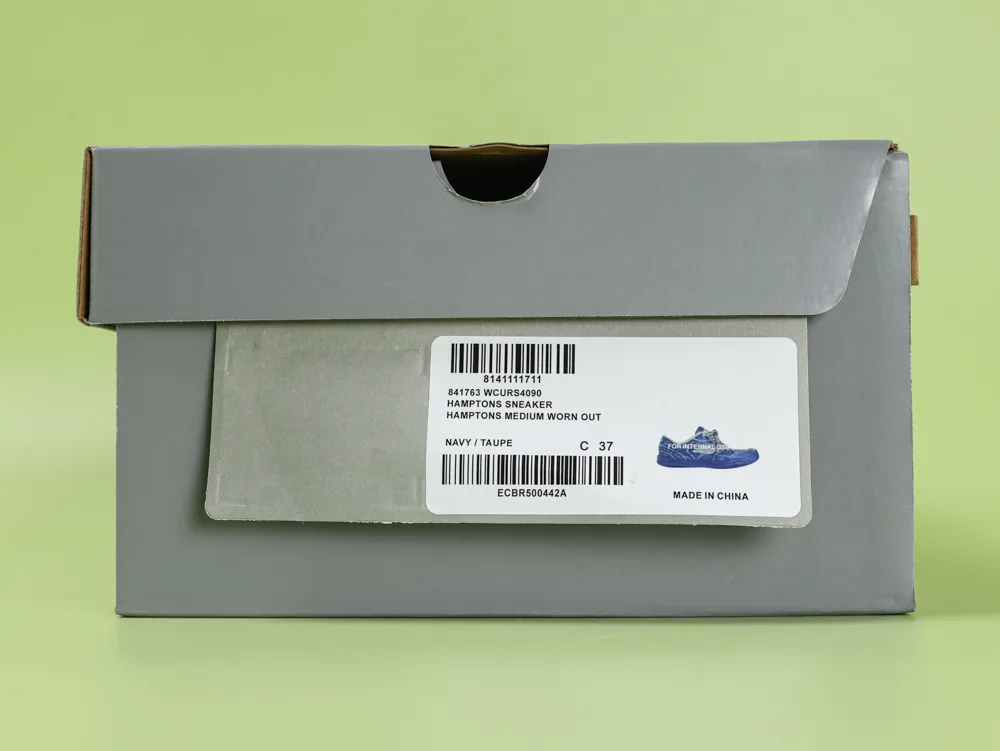 Balenciaga Hamptons Medium Worn-Out Sneaker Blue - Image 12