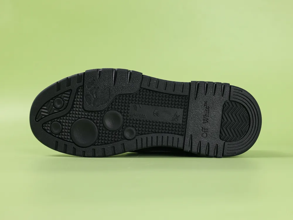 Off-White Out Of Office Leather Sneakers Black - Image 5