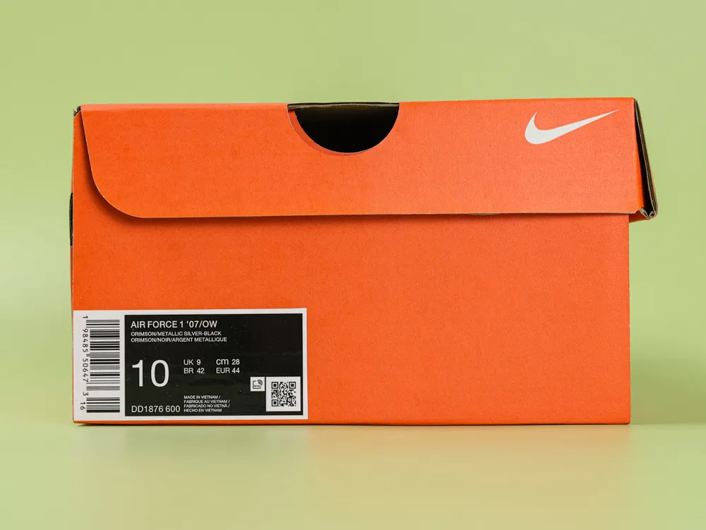 Off-White x Air Force 1 Low SP Red Black - Image 12