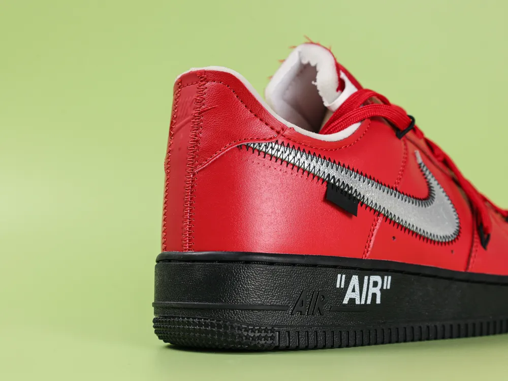 Off-White x Air Force 1 Low SP Red Black - Image 3