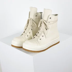 RO Geobasket High-Top Cowhide Leather Sneakers