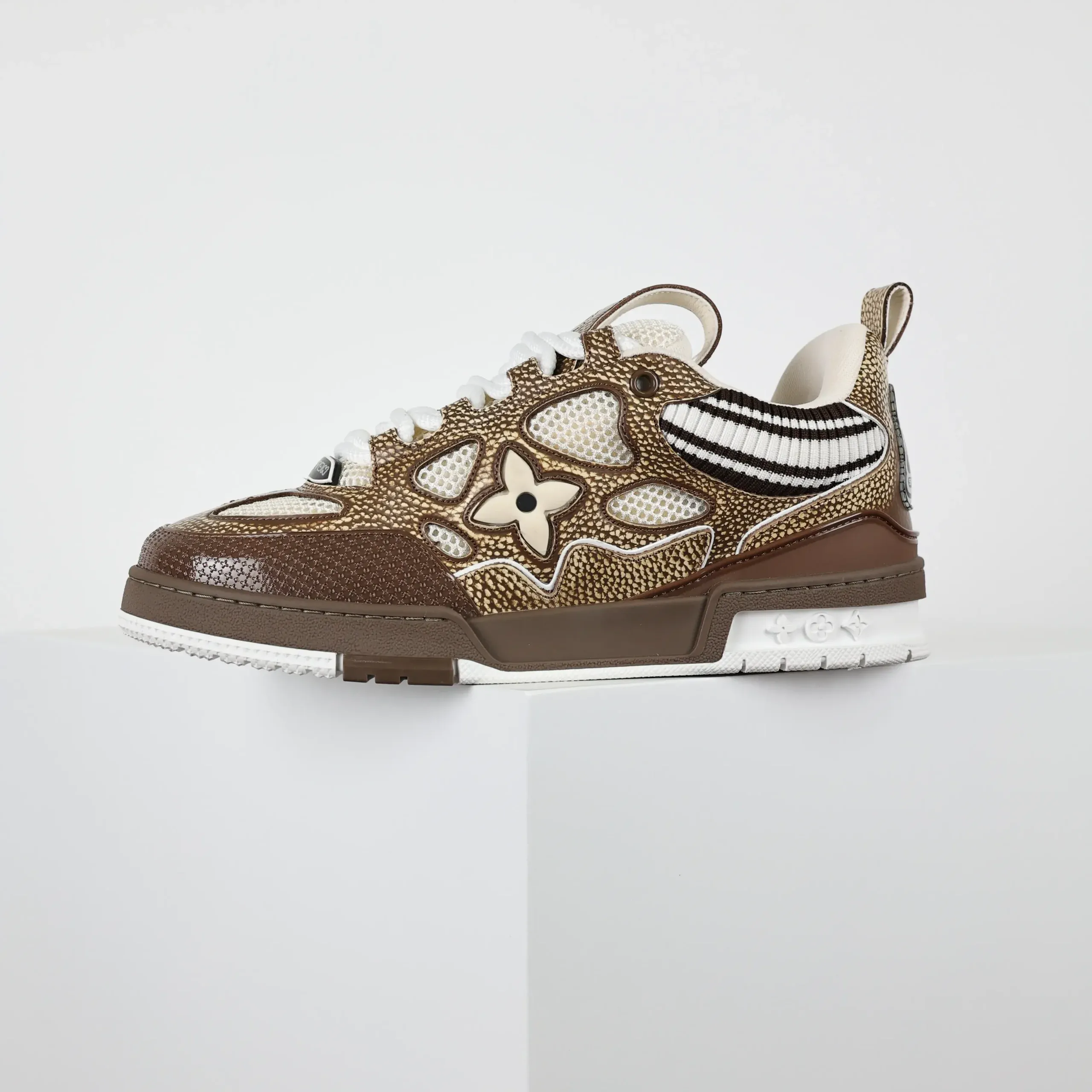 Skate Low Trainers Brown Top Sneakers - Image 4