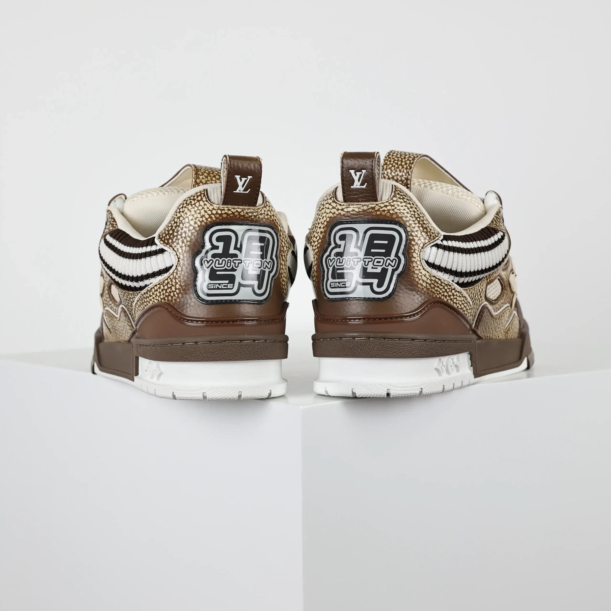 Skate Low Trainers Brown Top Sneakers - Image 6