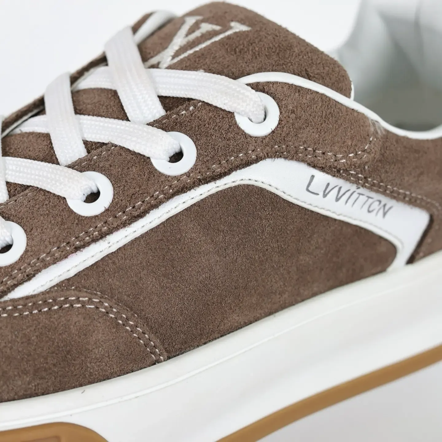 Skate Sneaker 2025 Classic Shoe Made Of Cowhide Brown - Image 11