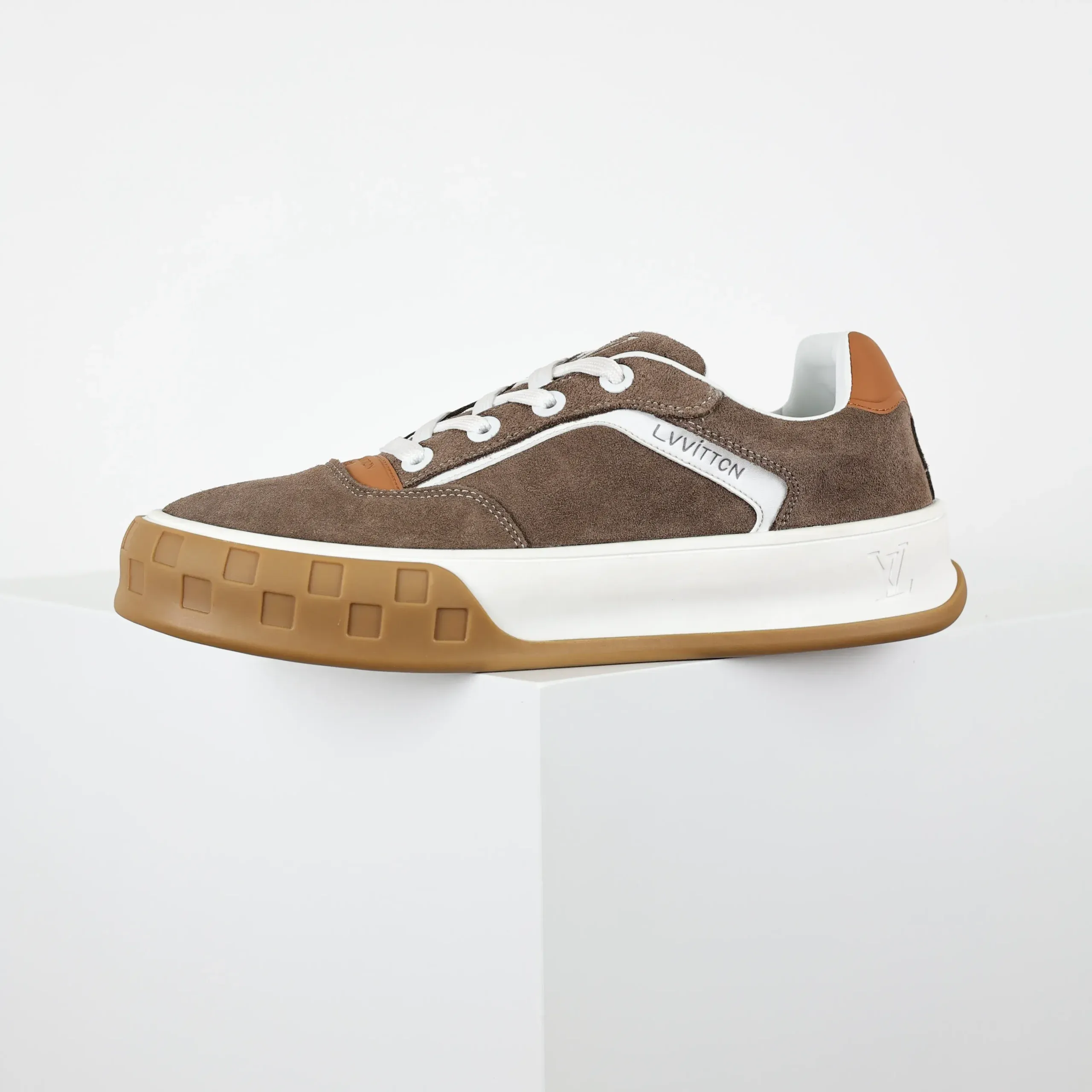 Skate Sneaker 2025 Classic Shoe Made Of Cowhide Brown - Image 5