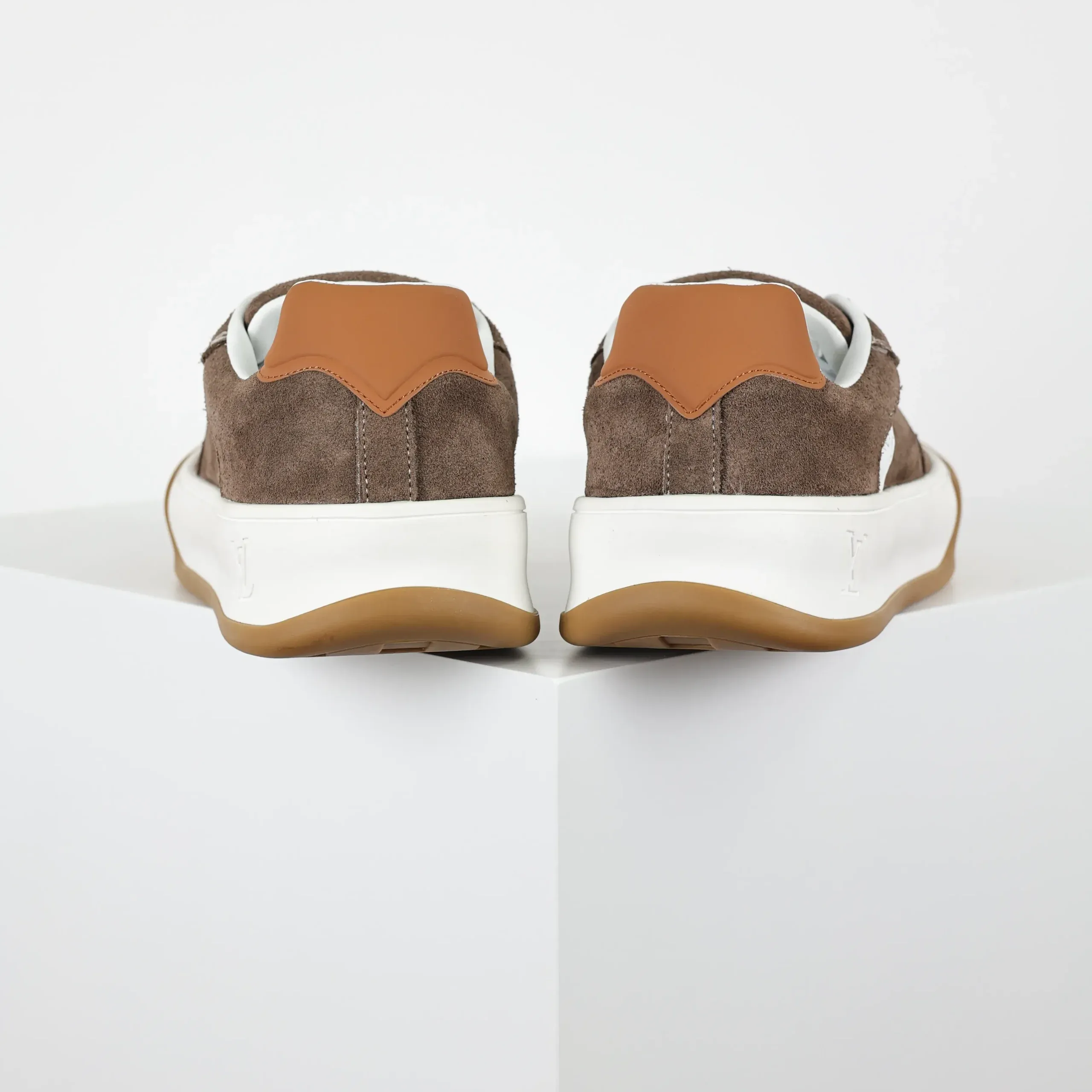 Skate Sneaker 2025 Classic Shoe Made Of Cowhide Brown - Image 6