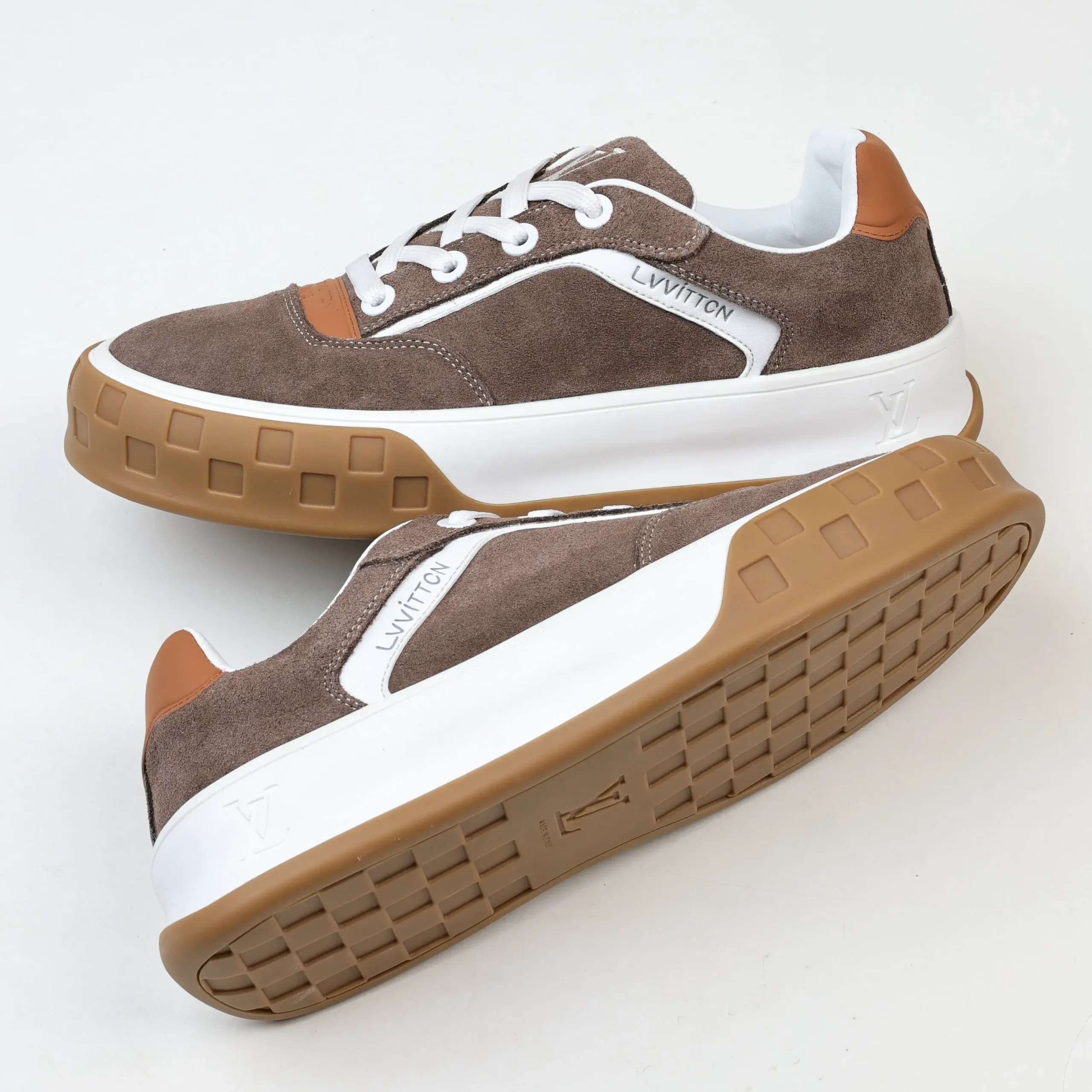 Skate Sneaker 2025 Classic Shoe Made Of Cowhide Brown - Image 9