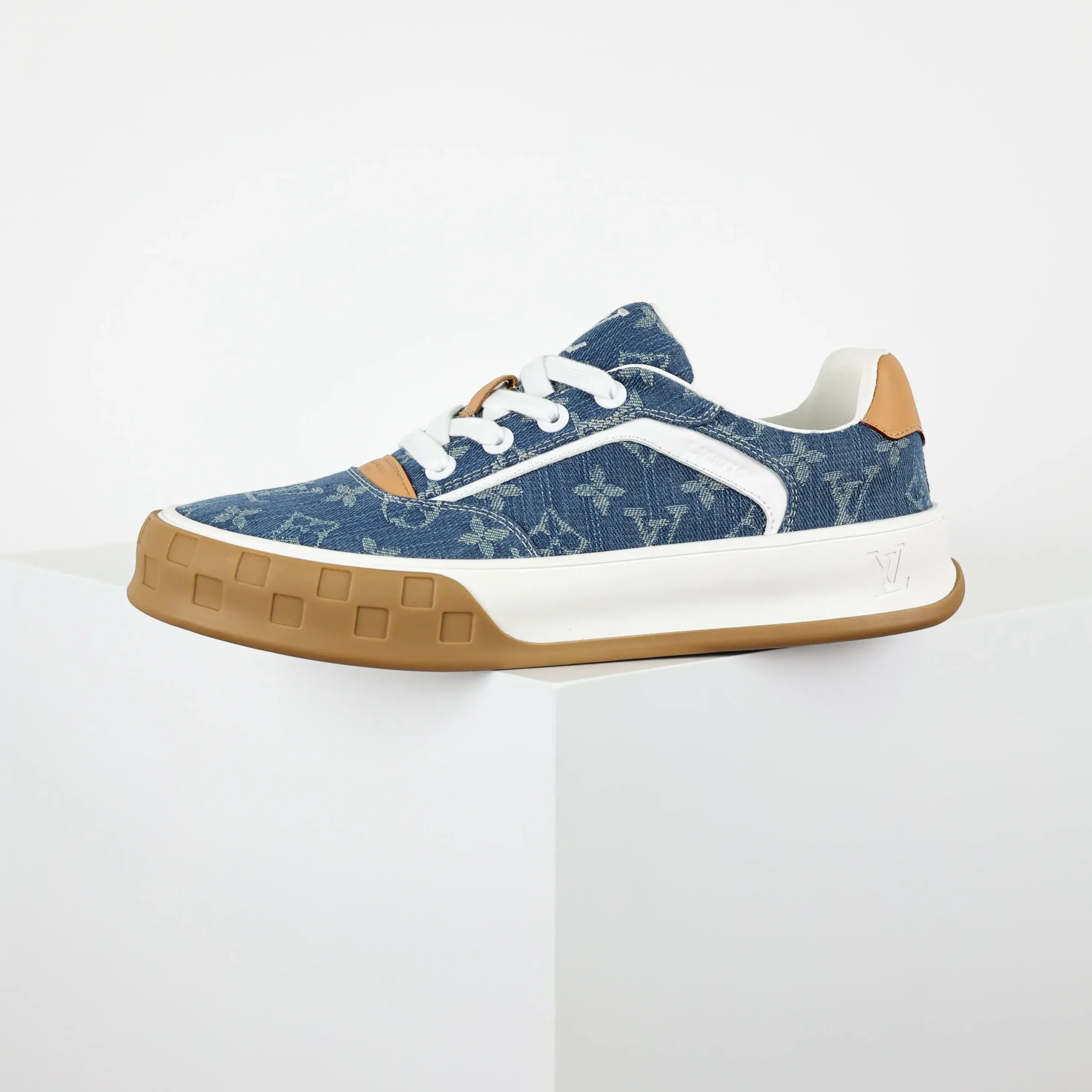 Skate Sneakers 2025 Low-Top Denim Blue Monochrome - Image 5