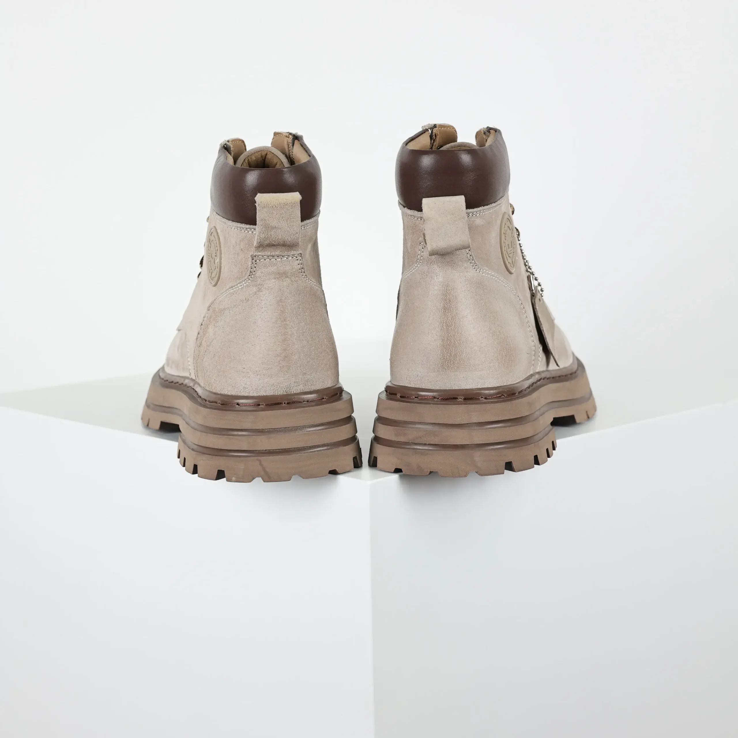 Timber1And Outdoor High Top Leisure Boots Yellow Grey - Image 4