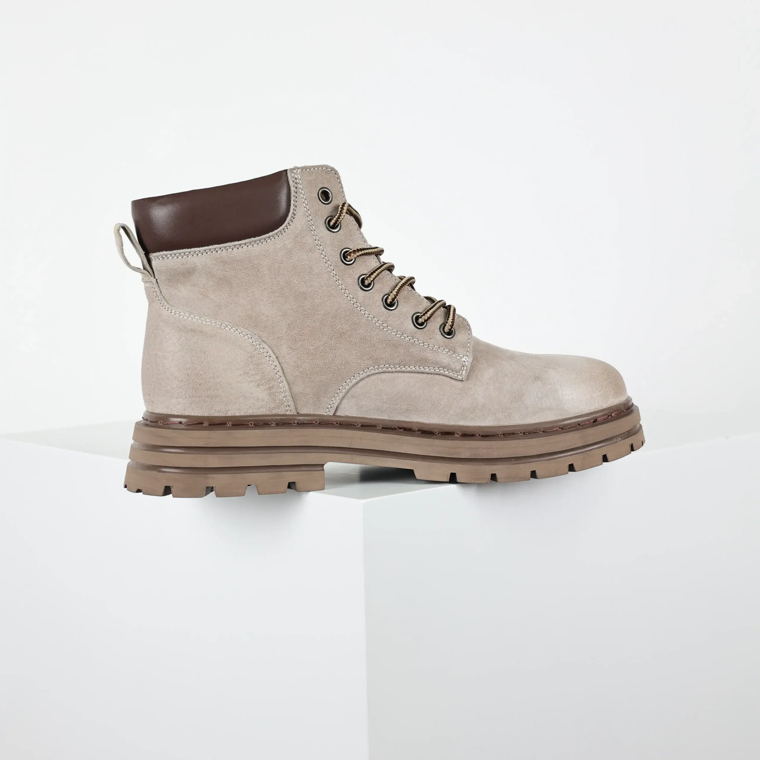 Timber1And Outdoor High Top Leisure Boots Yellow Grey - Image 5