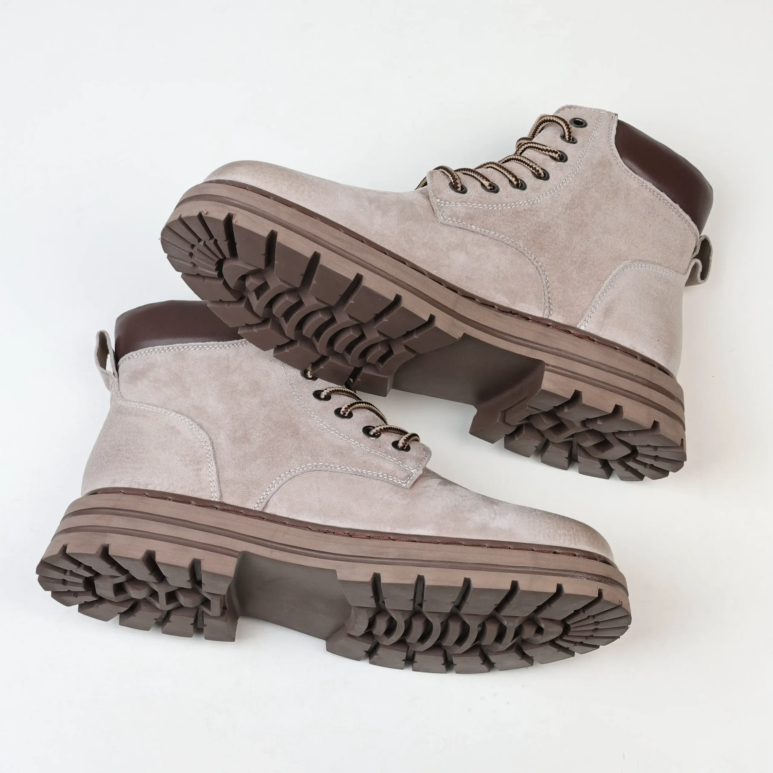 Timber1And Outdoor High Top Leisure Boots Yellow Grey - Image 8