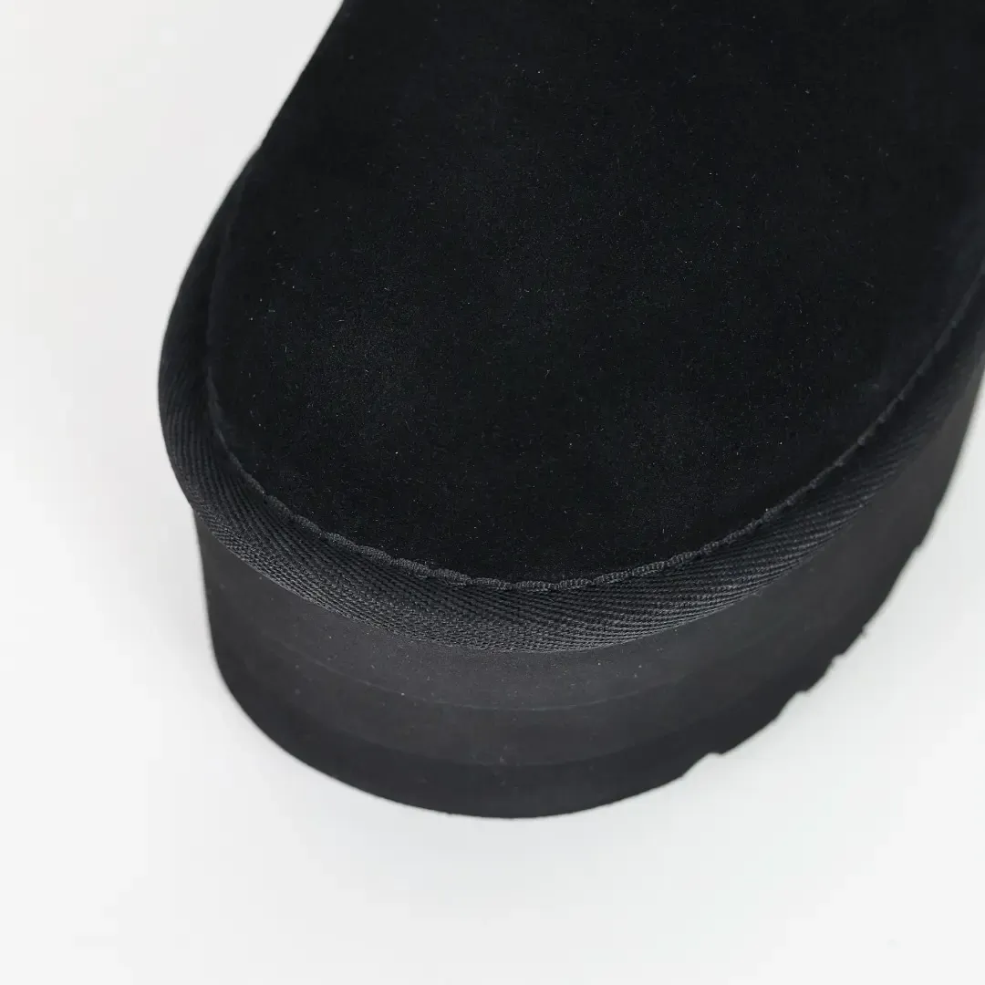 UGG Mini Platform Shorts In Black - Image 9