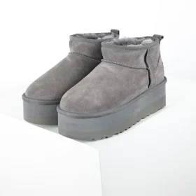 UGG Mini Platform Shorts In Grey