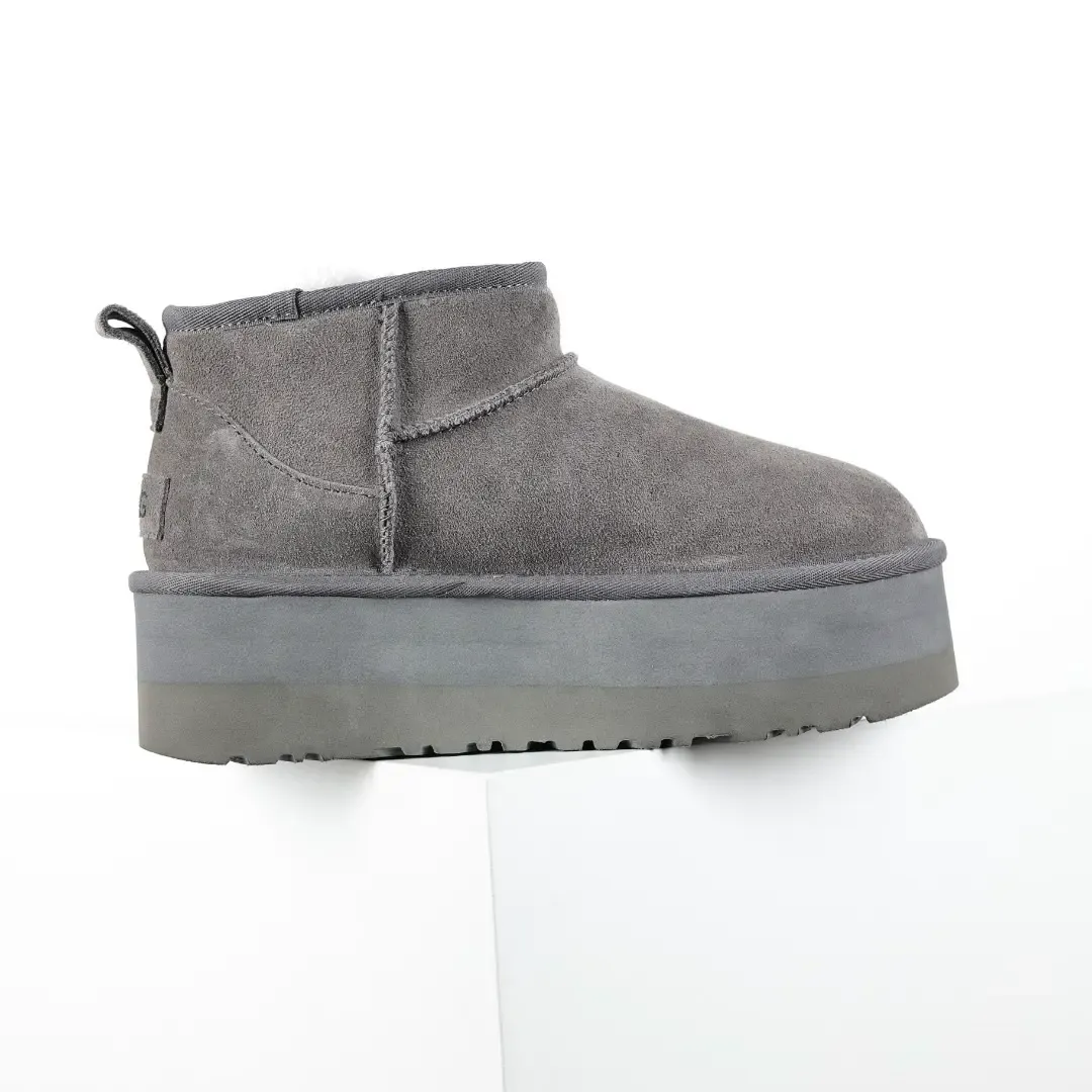 UGG Mini Platform Shorts In Grey - Image 5