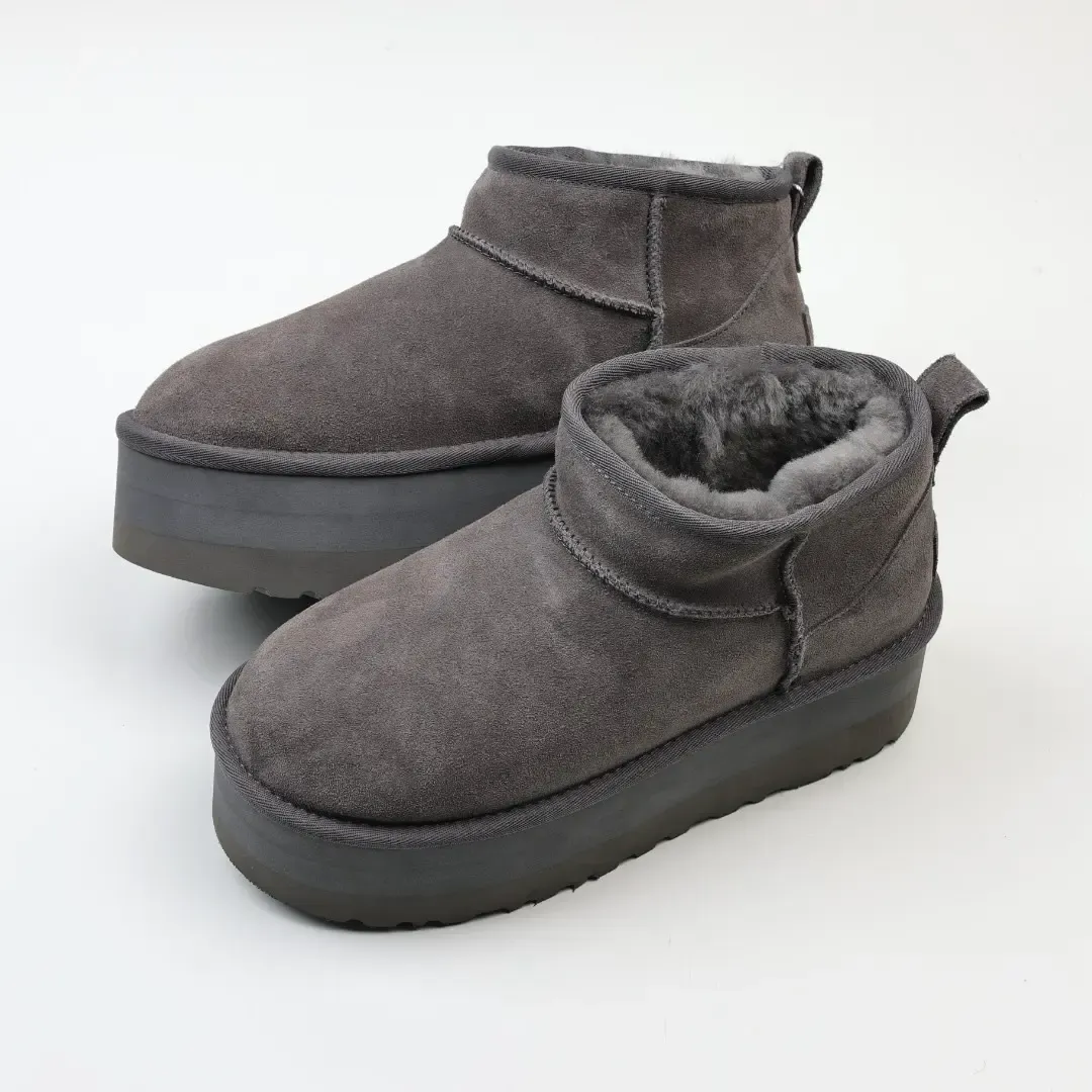 UGG Mini Platform Shorts In Grey - Image 7