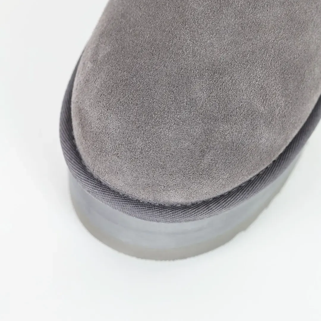 UGG Mini Platform Shorts In Grey - Image 9