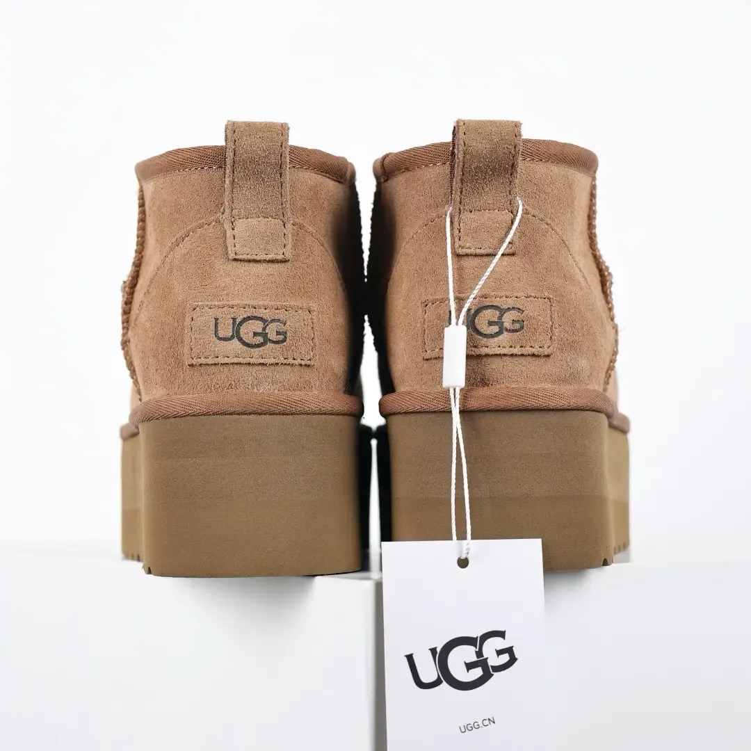 UGG Sand Mini Platform Boots - Image 6