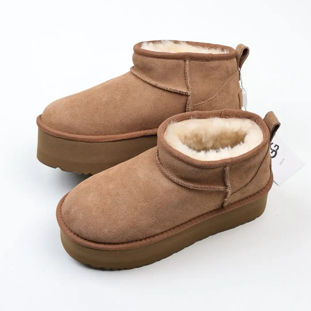 UGG Sand Mini Platform Boots - Image 7