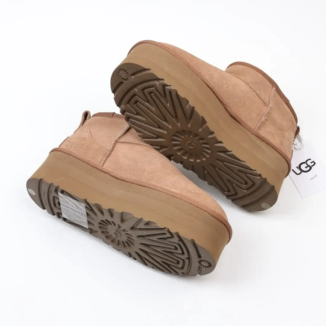 UGG Sand Mini Platform Boots - Image 8