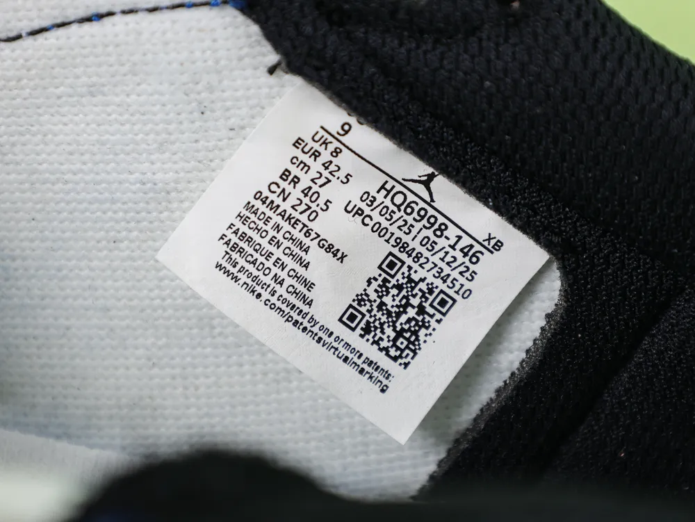 Union LA Jordan 1 Retro Low NRG Storm Blue - Image 9