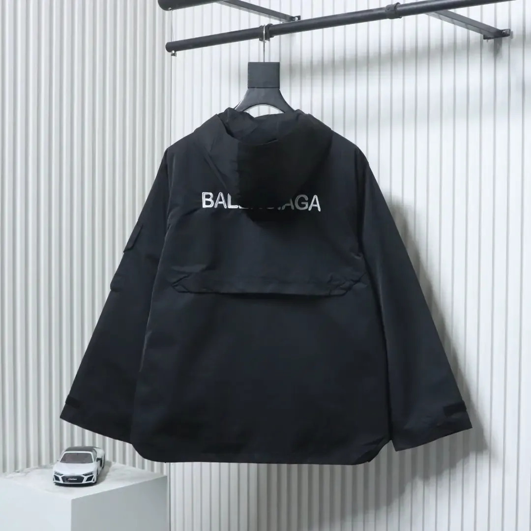 Balenciaga BLCG 23ss Parody 3Bsporty Black Jacke Windbreaker - Image 2