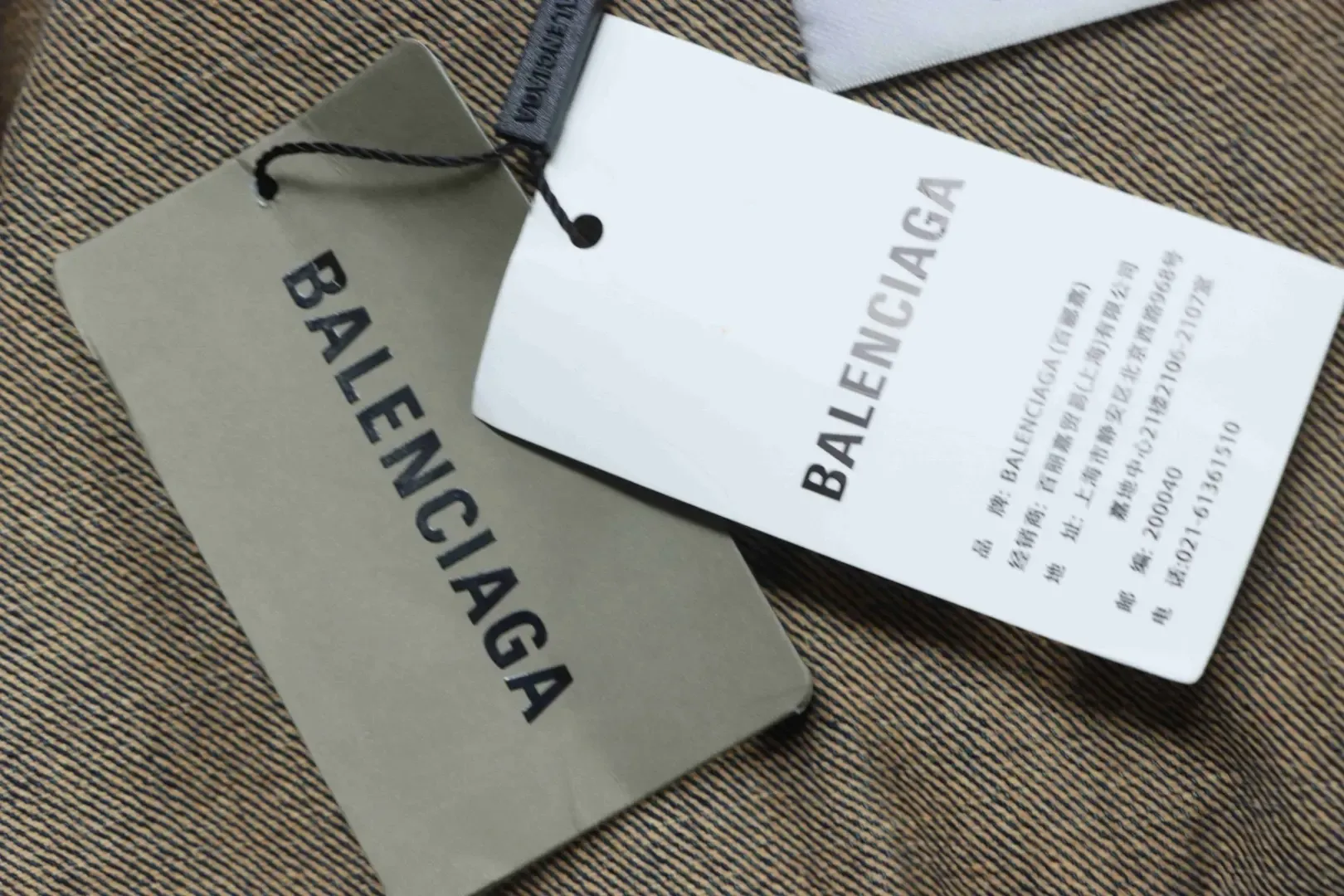 Balenciaga Denim Jacket With Hand Painted Graffiti Print By Double - Image 9