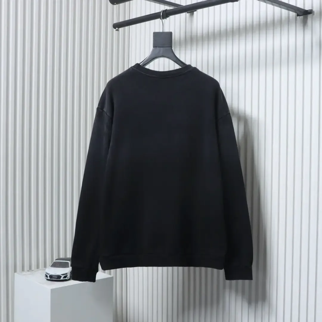 Balenciaga Hand Painted Sweatshirt With Letter Cutout - Image 2
