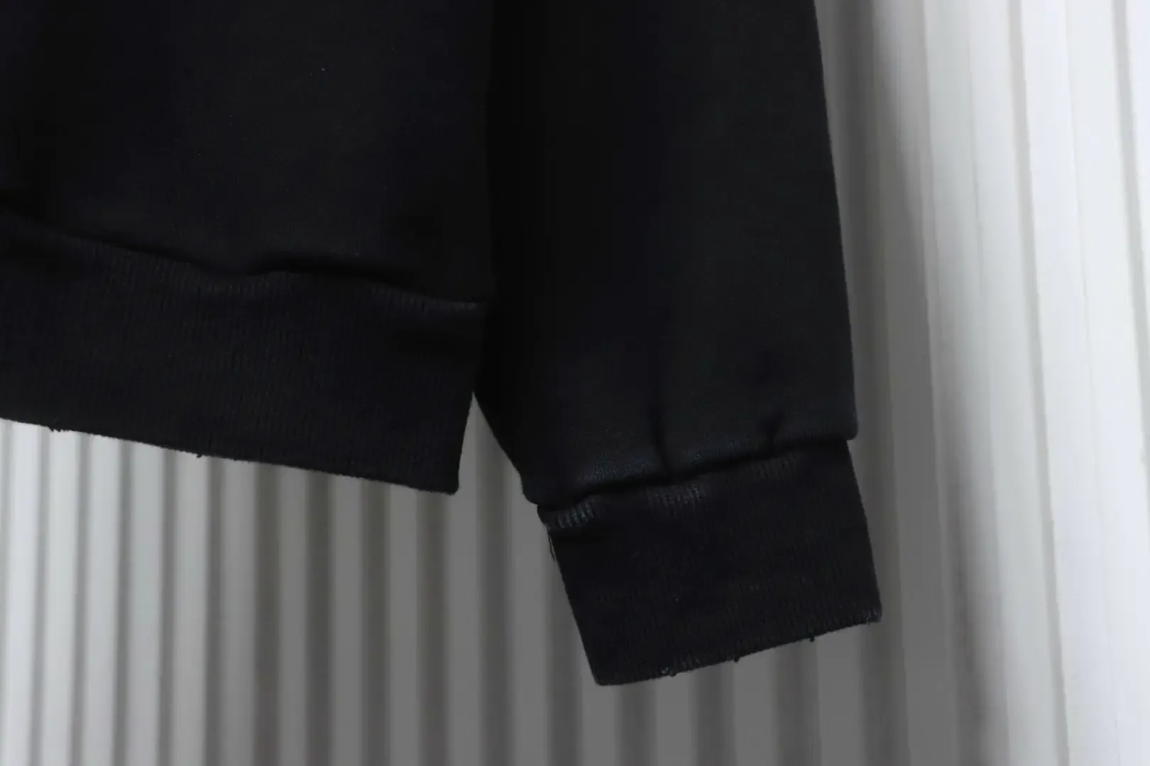 Balenciaga Hand Painted Sweatshirt With Letter Cutout - Image 6