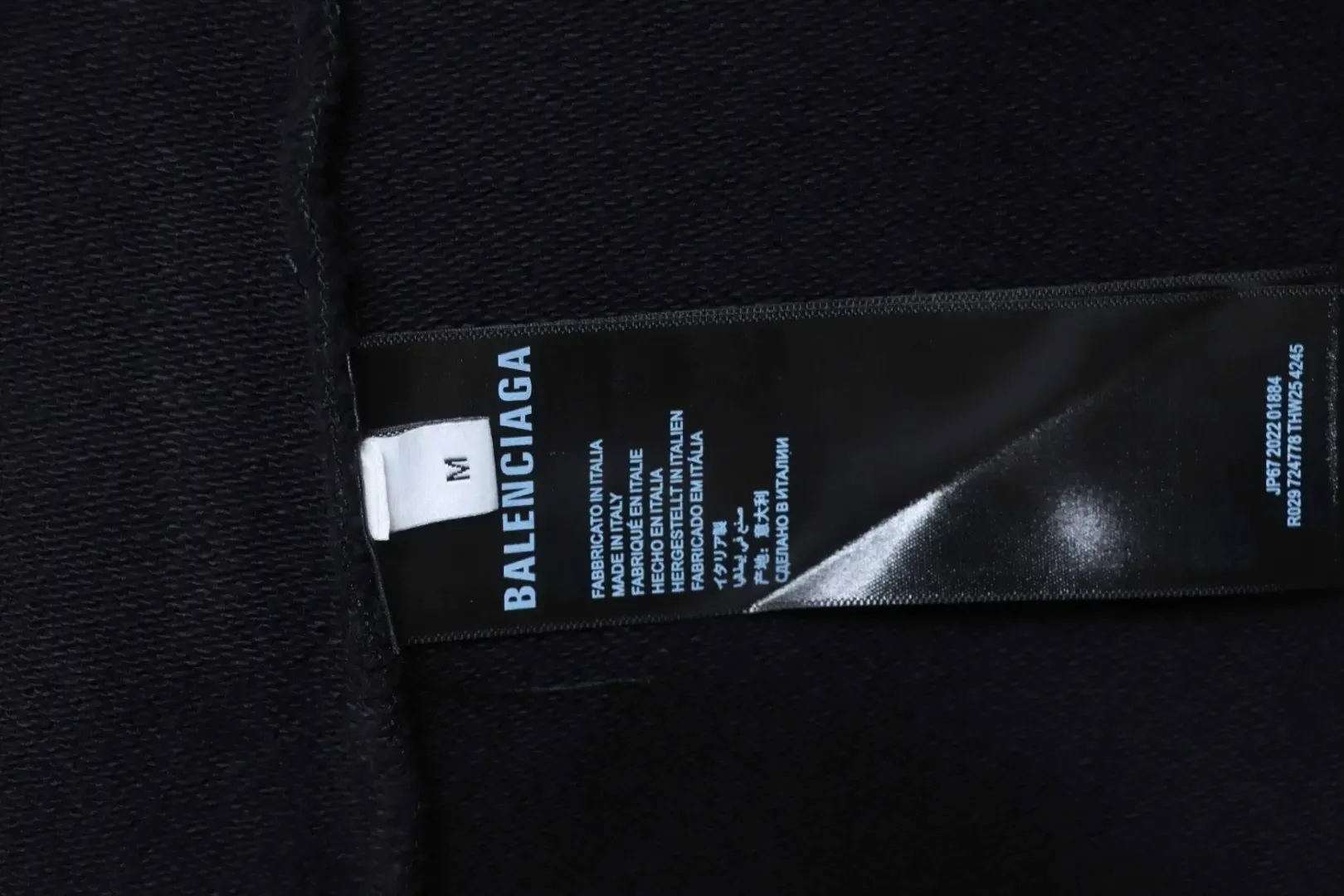 Balenciaga Hand Painted Sweatshirt With Letter Cutout - Image 7