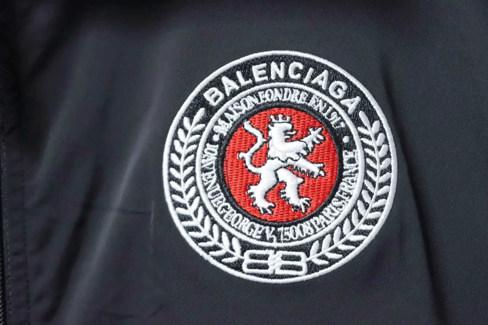 Balenciaga Patchwork Logo Jacket - Image 7
