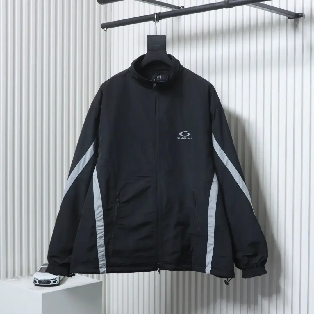 Balenciaga Reversible Denim Windbreaker (Reversible) - Image 3