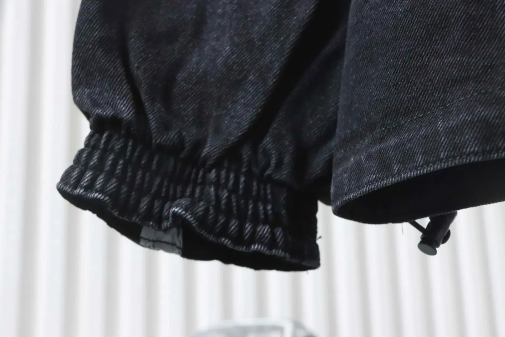 Balenciaga Reversible Denim Windbreaker (Reversible) - Image 5