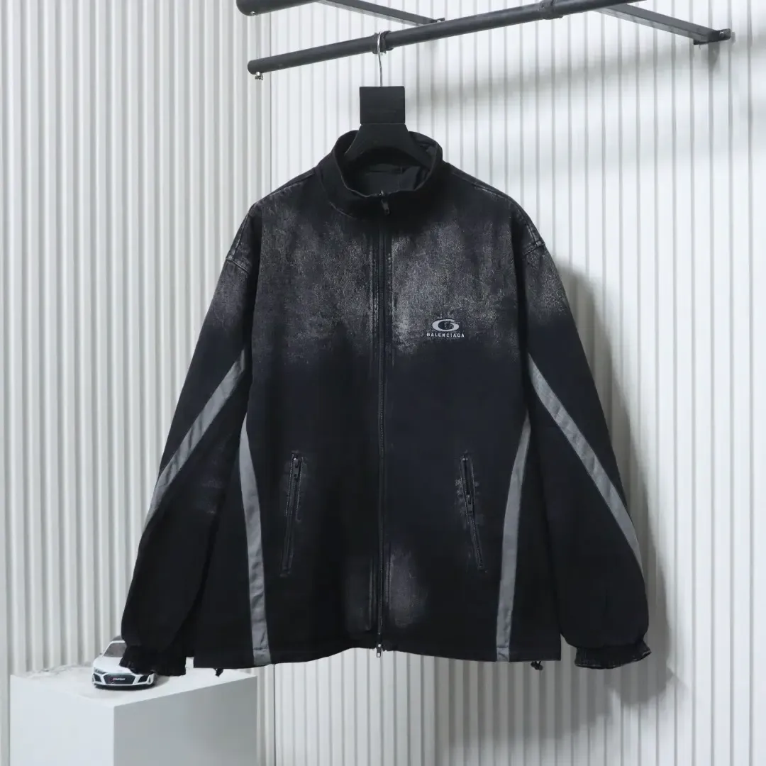 Balenciaga Reversible Denim Windbreaker (Reversible)
