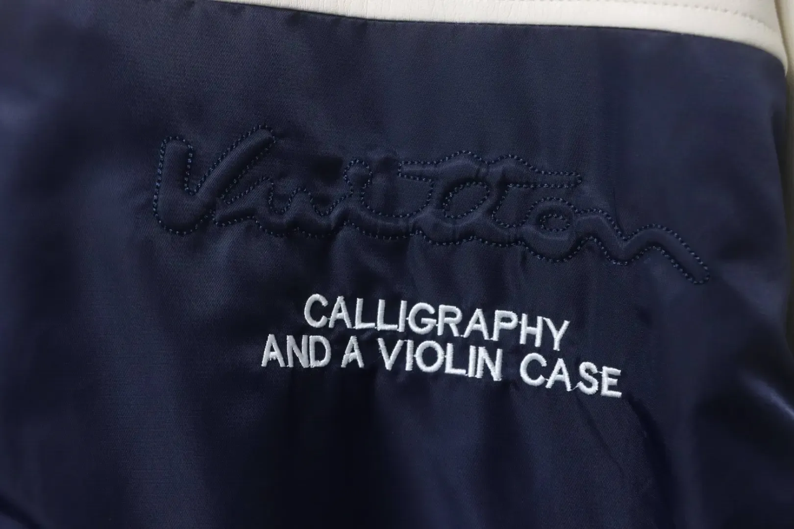 Baseball Jacket With Color Block Patternd - Image 6