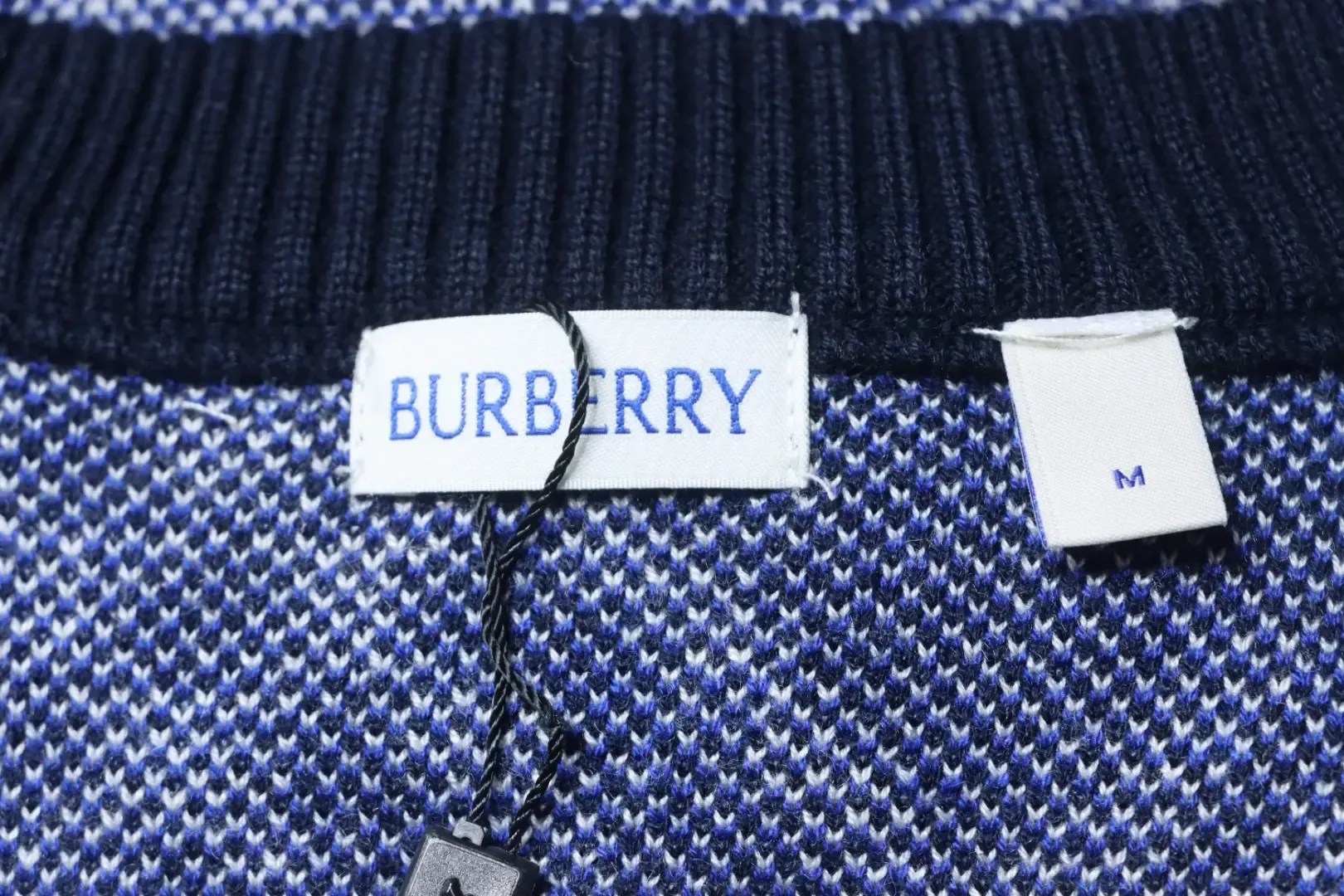 Bbr Pullover With Diamond Pattern And Round Neck - Image 7