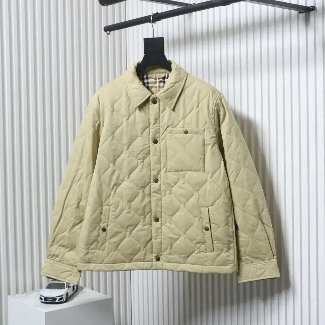 Burry Jacket Cotton Coat With Diamond Swap XXL