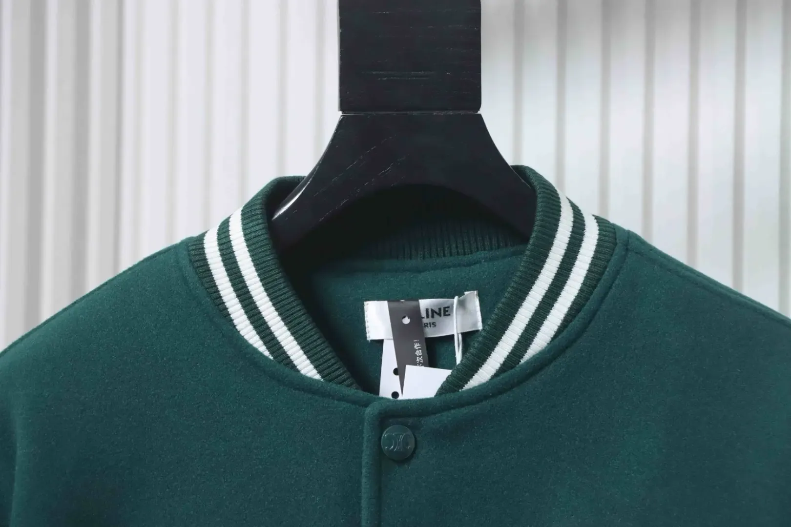 Celine Baseball Jacket With Patchwork Embroidery - Image 5