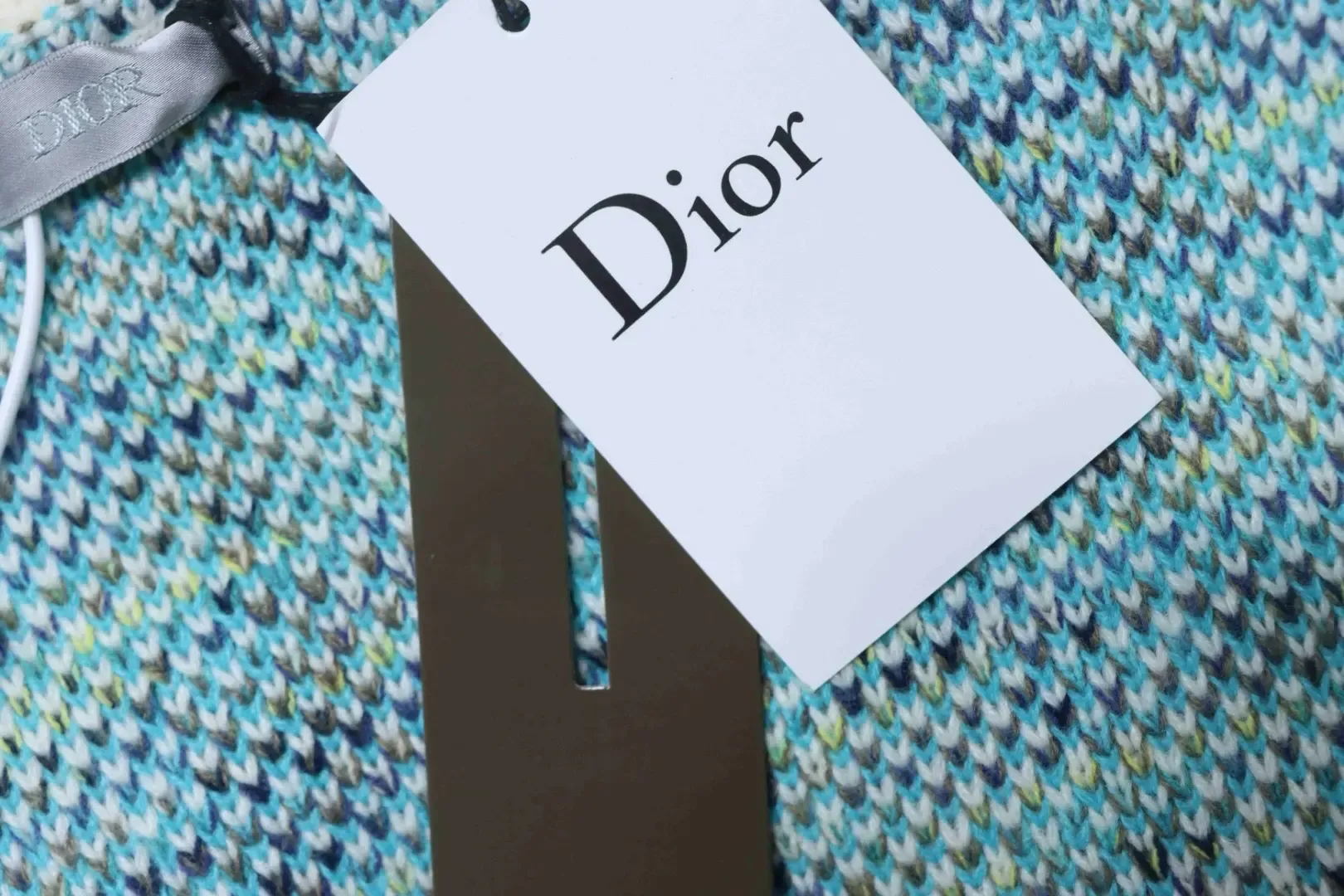 Classic Sweater With Monogram Jacquard Pattern And Round Neckline - Image 9