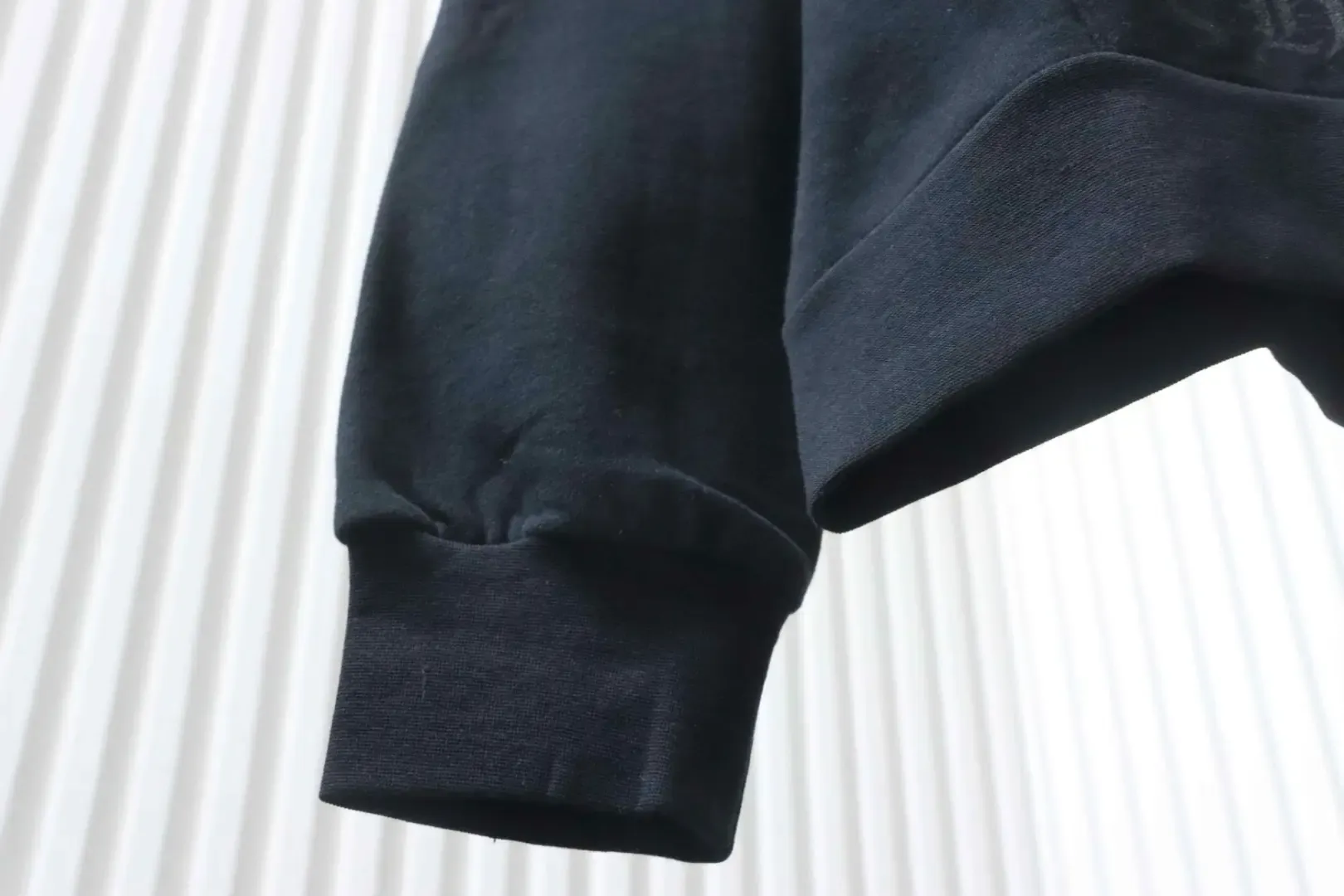 Classic Zip Up Jacket With Sanskrit Horseshoe Pattern - Image 3